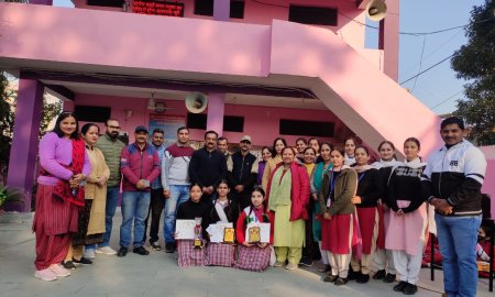 संस्कृत प्रतियोगिताओं में कन्या विद्यालय नादौन की छात्राओं ने जमाई धाक