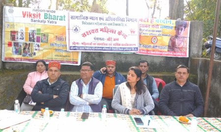 ग्राम पंचायत जोड़े अम्ब और ग्राम पंचायत ब्याह पहुंची विकसित भारत संकल्प यात्रा