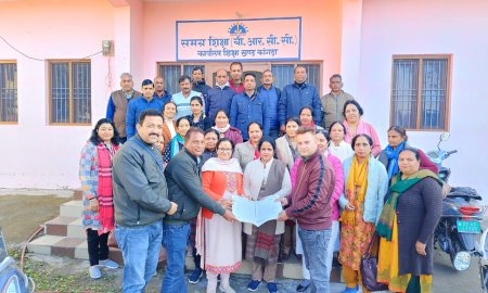 शिक्षक सचिव हिमाचल प्रदेश को राजकीय प्राथमिक शिक्षक संघ खंड कांगड़ा ने सौंपा ज्ञापन