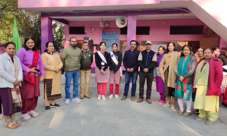 कन्या विद्यालय की सिया और अदिति एनएसएस के राज्य स्तरीय मेगा कैम्प के लिए हुई चयनित