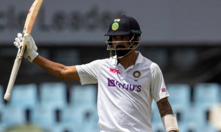 के एल राहुल का शानदार शतक, 245 पर सिमटी टीम इंडिया 