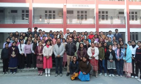 एमसीएम डीएवी कॉलेज कांगड़ा में बायो साइंस विभाग में विशिष्ट व्याख्यान का आयोजन