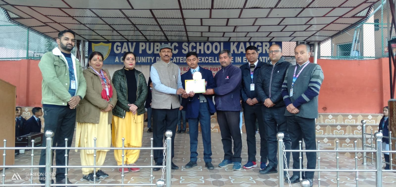 राज्य स्तरीय मैथ्स ओलिंपियाड में जीएवी के अक्षित धीमान ने प्राप्त किया तीसरा स्थान