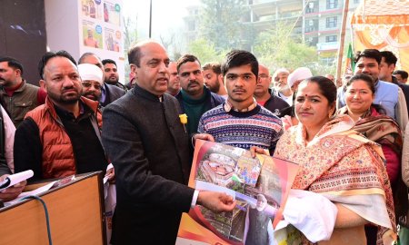 कांग्रेस के एक साल के कार्यकाल में एक दिन भी ऐसा नहीं जब सरकार के ख़िलाफ़ लोग सड़कों पर न हों : जयराम ठाकुर