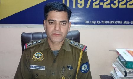 नादौन पुलिस टीम की गश्त के दौरान युवक से 4.59 ग्राम चिटा बरामद 