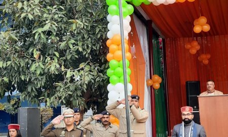 नूरपुर में मनाया गणतंत्र दिवस समारोह, एसडीएम ने फहराया तिरंगा