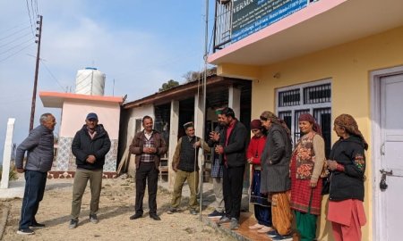 शिमला के अंतर्गत ग्राम पंचायत धरोगड़ा के प्रांगण में  मनाया गणतंत्र दिवस