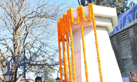 महात्मा गांधी की पुण्यतिथि पर मुख्यमंत्री सुखविंदर सिंह सुक्खू ने दी श्रद्धांजलि