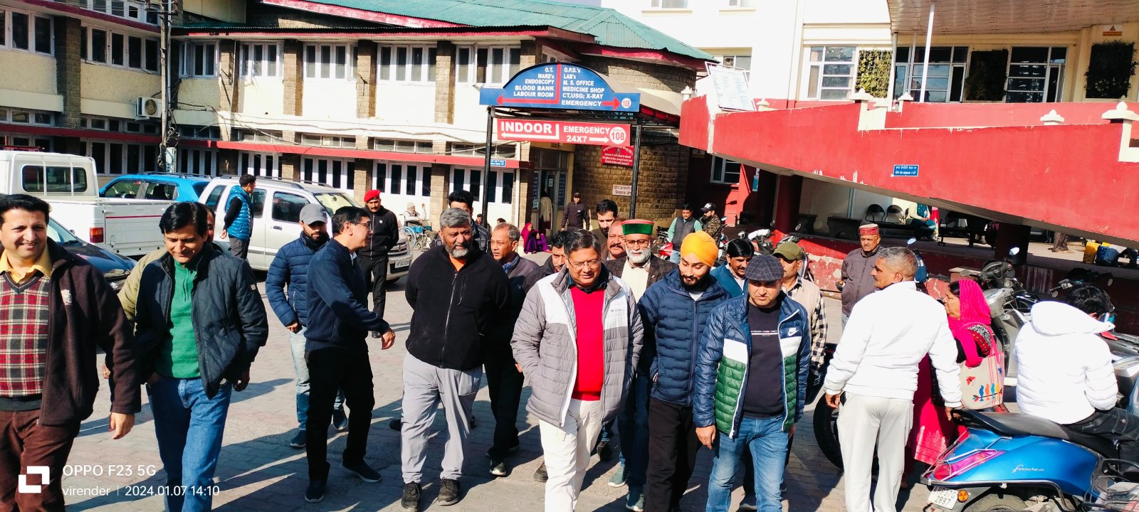 पालमपुर अस्पताल में मरीजों की दी जा रही हर सुविधा : आशीष बुटेल 
