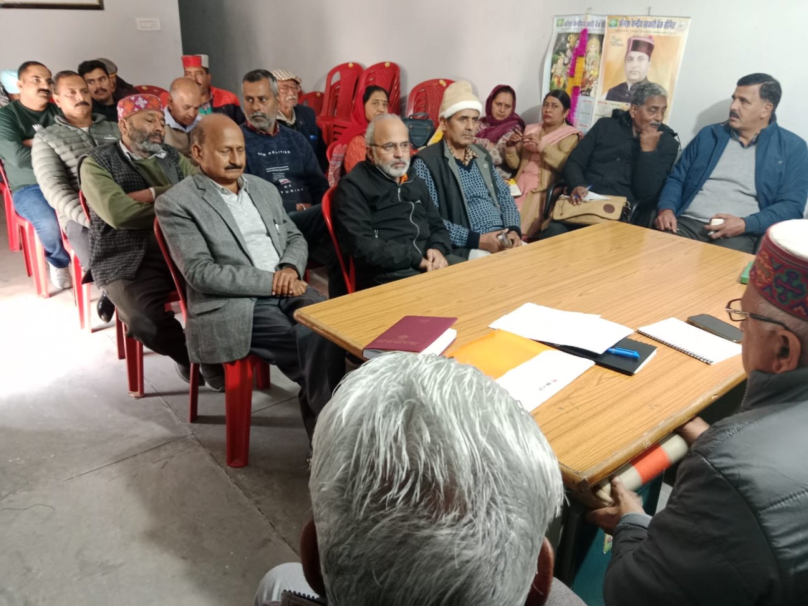 नादौन में भाजपा किसान मोर्चा की बैठक का हुआ आयोजन