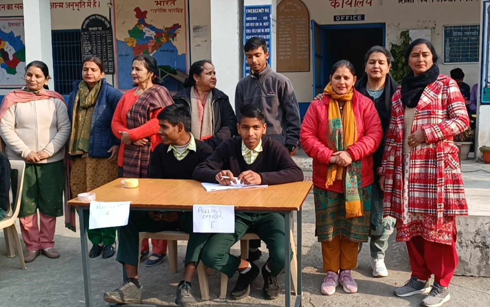 खोली स्कूल में मनाया राष्ट्रीय मतदाता दिवस