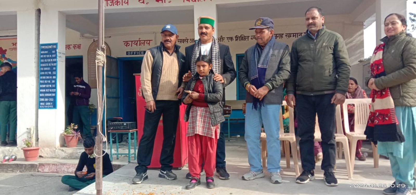 खोली स्कूल ने मनाया 75वां गणतंत्र दिवस