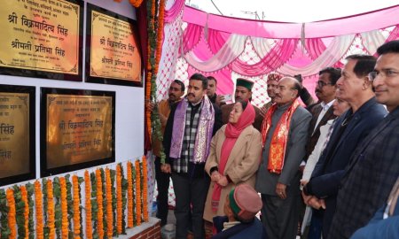 प्रधानमंत्री ग्राम सड़क योजना के तहत द्रंग विधानसभा क्षेत्र में किए भूमि पूजन व शिलान्यास 