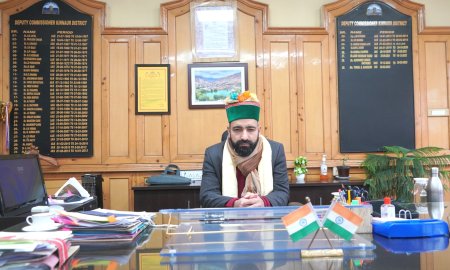 डॉ. अमित कुमार शर्मा ने संभाला किन्नौर उपायुक्त का कार्यभार