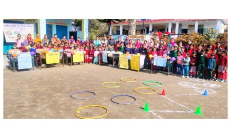 चिल्लियाँ स्कूल में किया निपुण मेले का आयोजन