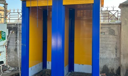 नादौन शहर के विभिन्न भागों में बनाए जा रहे शौचालय : नगर पंचायत सचिव हर्षित शर्मा