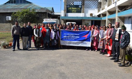 कृषि विज्ञान केंद्र बड़ा में हिमोउत्थान संस्था के सौजन्य से प्रशिक्षण शिविर का आयोजन 