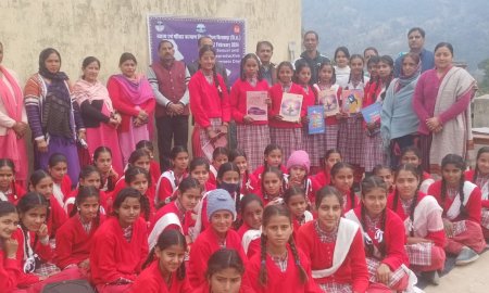 खरकड़ी स्कूल में मनाया गया योन एवं प्रजनन स्वास्थ्य जागरूकता दिवस