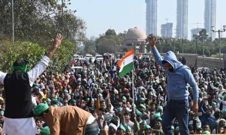 किसान आंदोलन में एक किसान की मौत, प्रदर्शनकारियों ने केंद्र सरकार के विरुद्ध की नारेबाजी