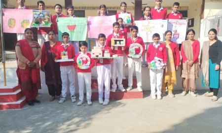 घड़ोह स्कूल में राष्ट्रीय विज्ञान दिवस पर छात्रों को विज्ञान के प्रति किया जागरूक