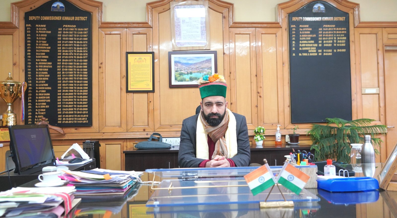 डॉ. अमित कुमार शर्मा ने संभाला किन्नौर उपायुक्त का कार्यभार