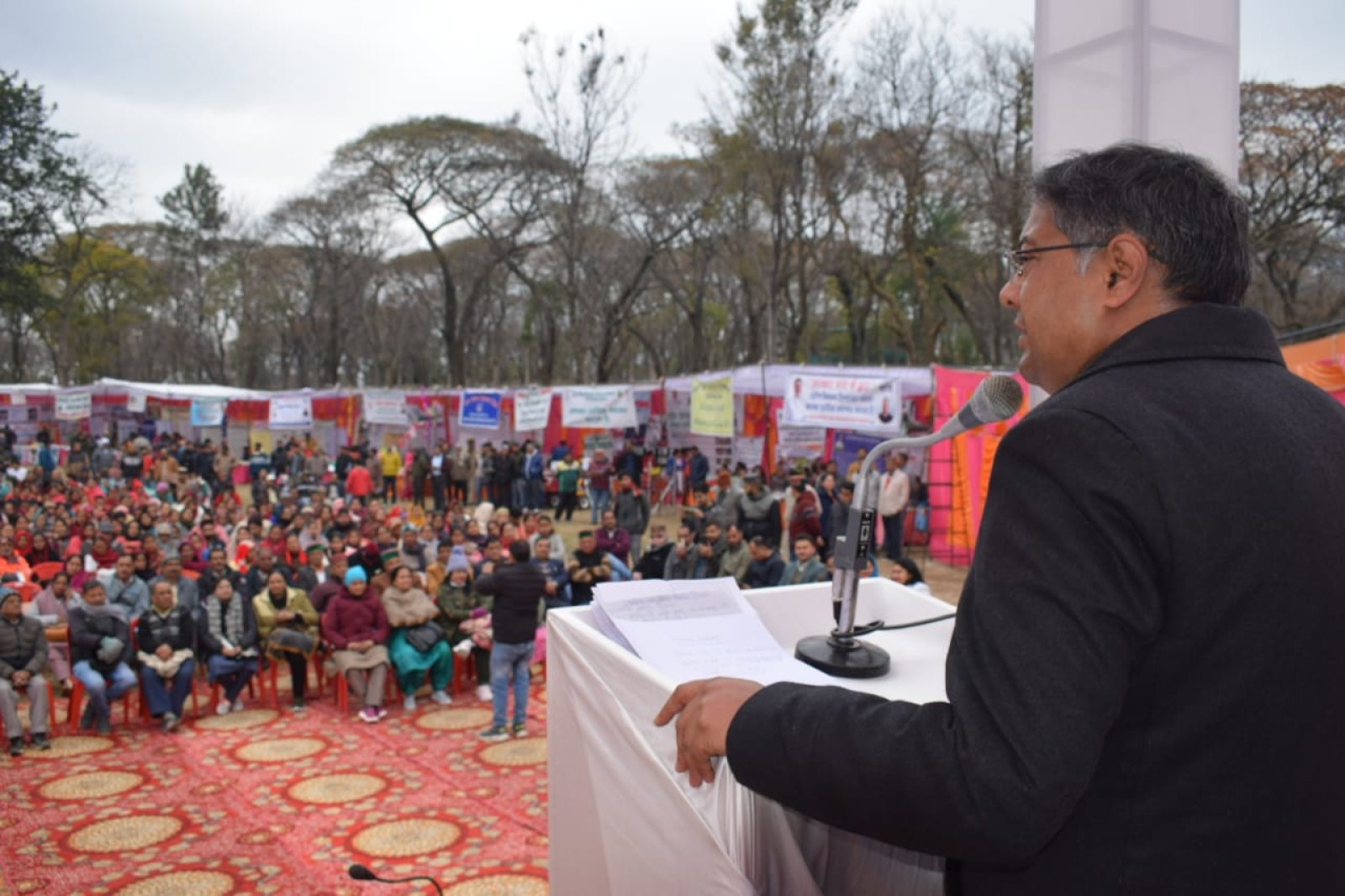 ग्राम पंचायत दयोग्रां  में 'सरकार गांव के द्वार' कार्यक्रम में आशीष बुटेल ने सुनी समस्याएं