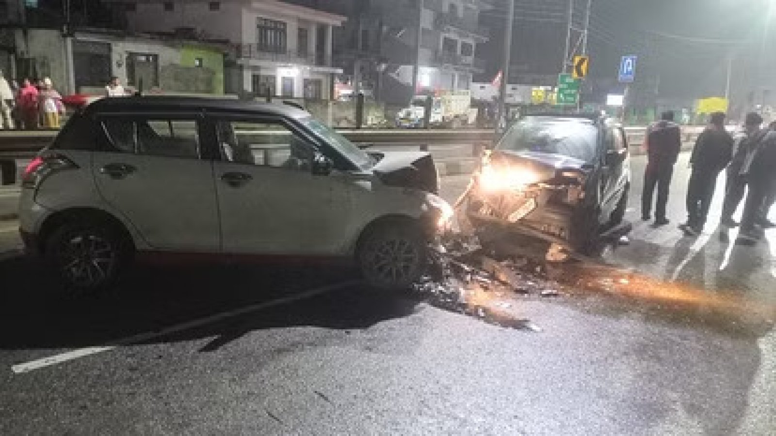 मंडी-चंडीगढ़ हाईवे पर भौर के पास दो वाहनों की टक्कर, छः लोग गंभीर रूप से घायल