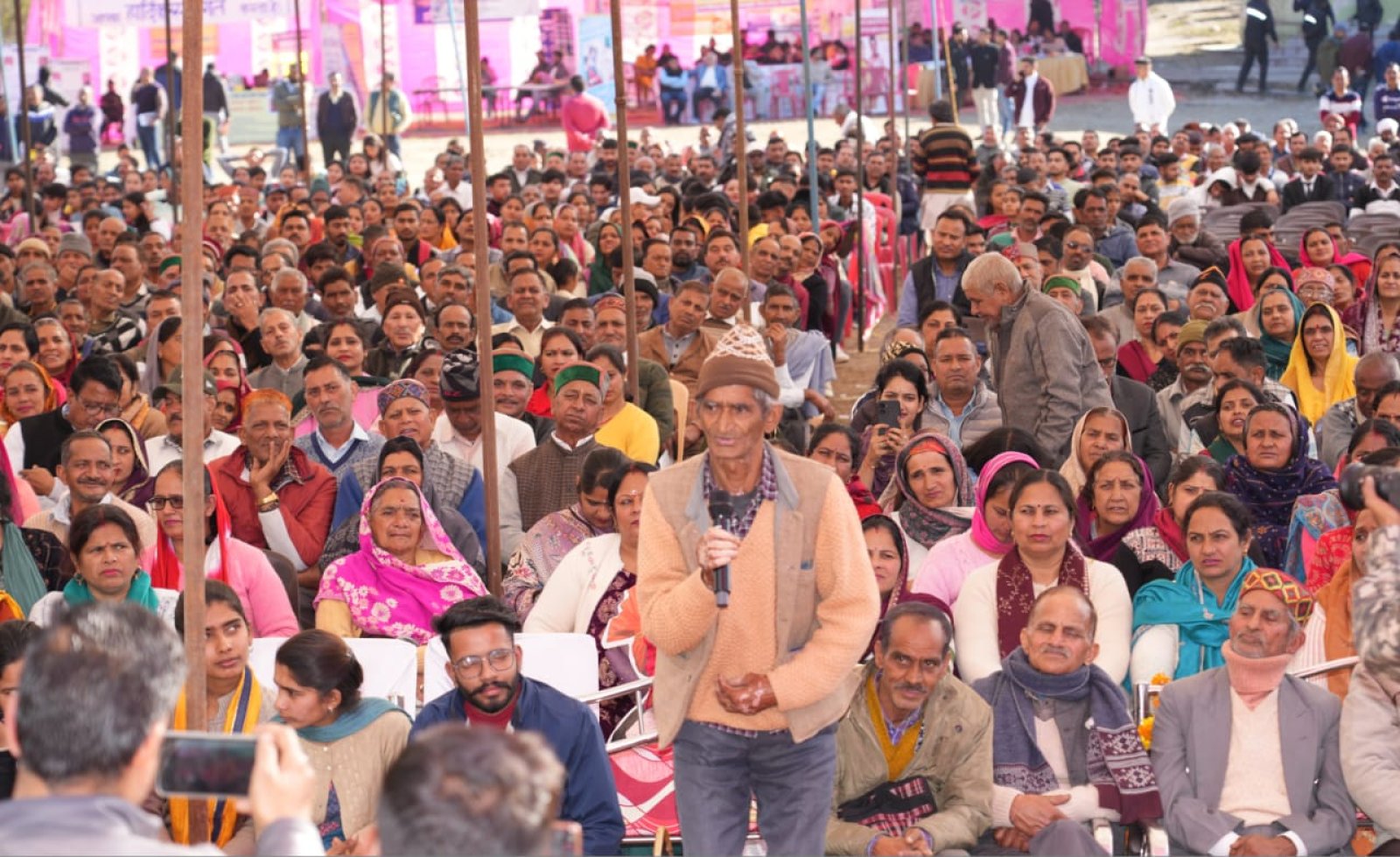 ‘सरकार गांव के द्वार’ कार्यक्रम में लाभार्थियों ने व्यक्त की अपनी भावनाएं