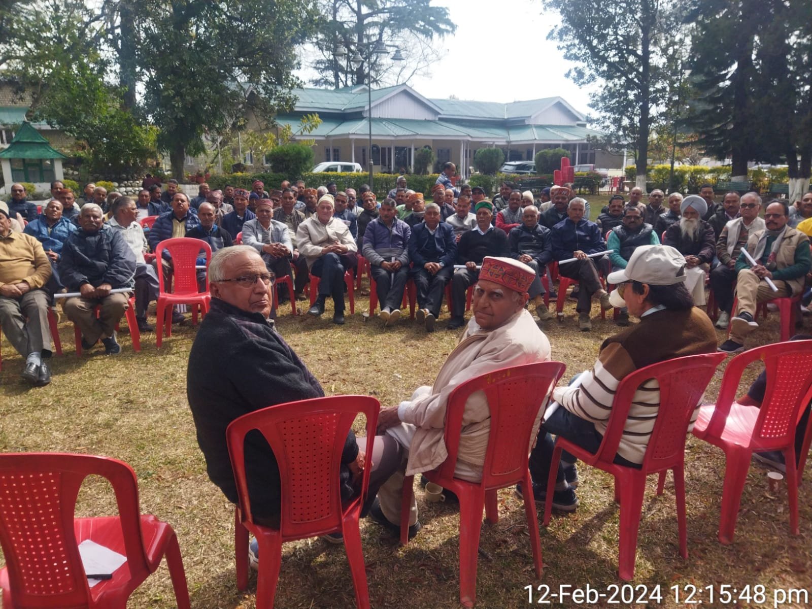 विद्युत बोर्ड पेंशनर्स ने किया मासिक बैठक का हुआ आयोजन