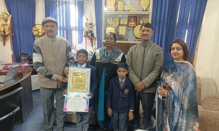 जीएवी स्कूल कांगड़ा का छात्र बना 'वाइस ऑफ धौलाधार'