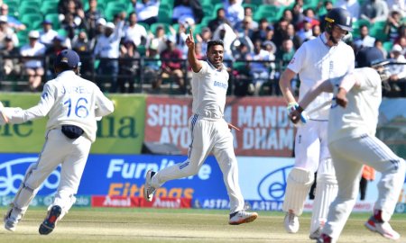 धर्मशाला टेस्ट में तीसरे दिन ही ख़त्म हुआ बैज़बॉल का खेला, भारत ने जीती श्रृंखला 