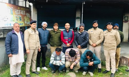 कांगड़ा पुलिस ने 1.945 किलोग्राम की चरस के साथ पकड़े तीन व्यक्ति  