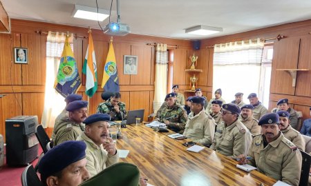 पुलिस लाइन केलांग में "चुनाव पर पाठशाला" कार्यशाला