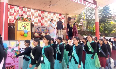 शरण कॉलेज ऑफ एजुकेशन में दो दिवसीय खेलों का शुभारंभ