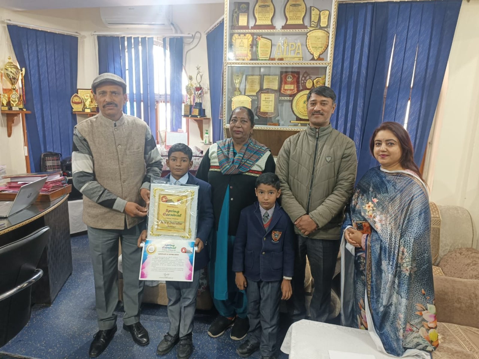 जीएवी स्कूल कांगड़ा का छात्र बना 'वाइस ऑफ धौलाधार'