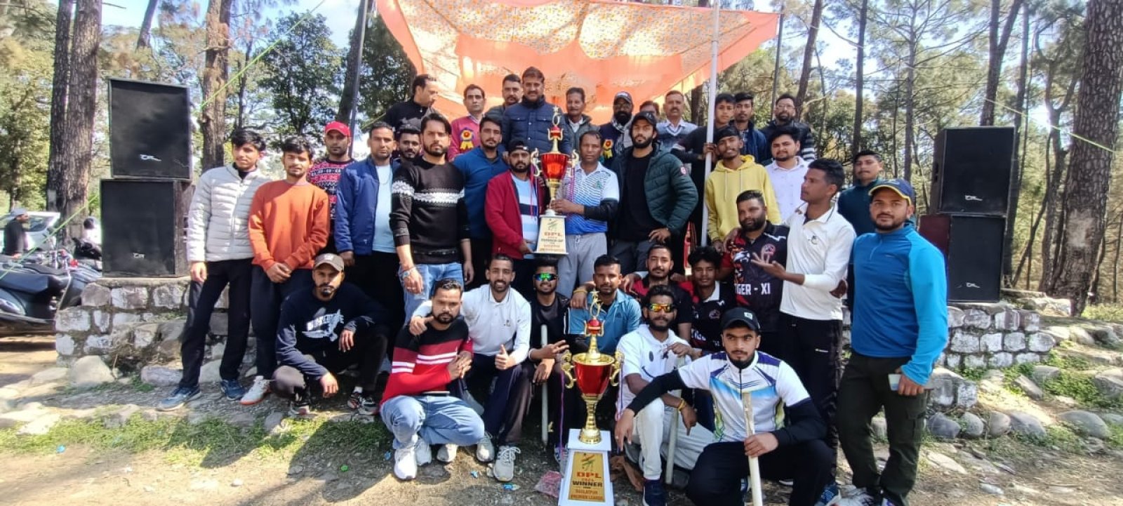 पवन काजल ने दौलतपुर में आयोजित क्रिकेट टूर्नामेंट के समापन समारोह में की शिरकत