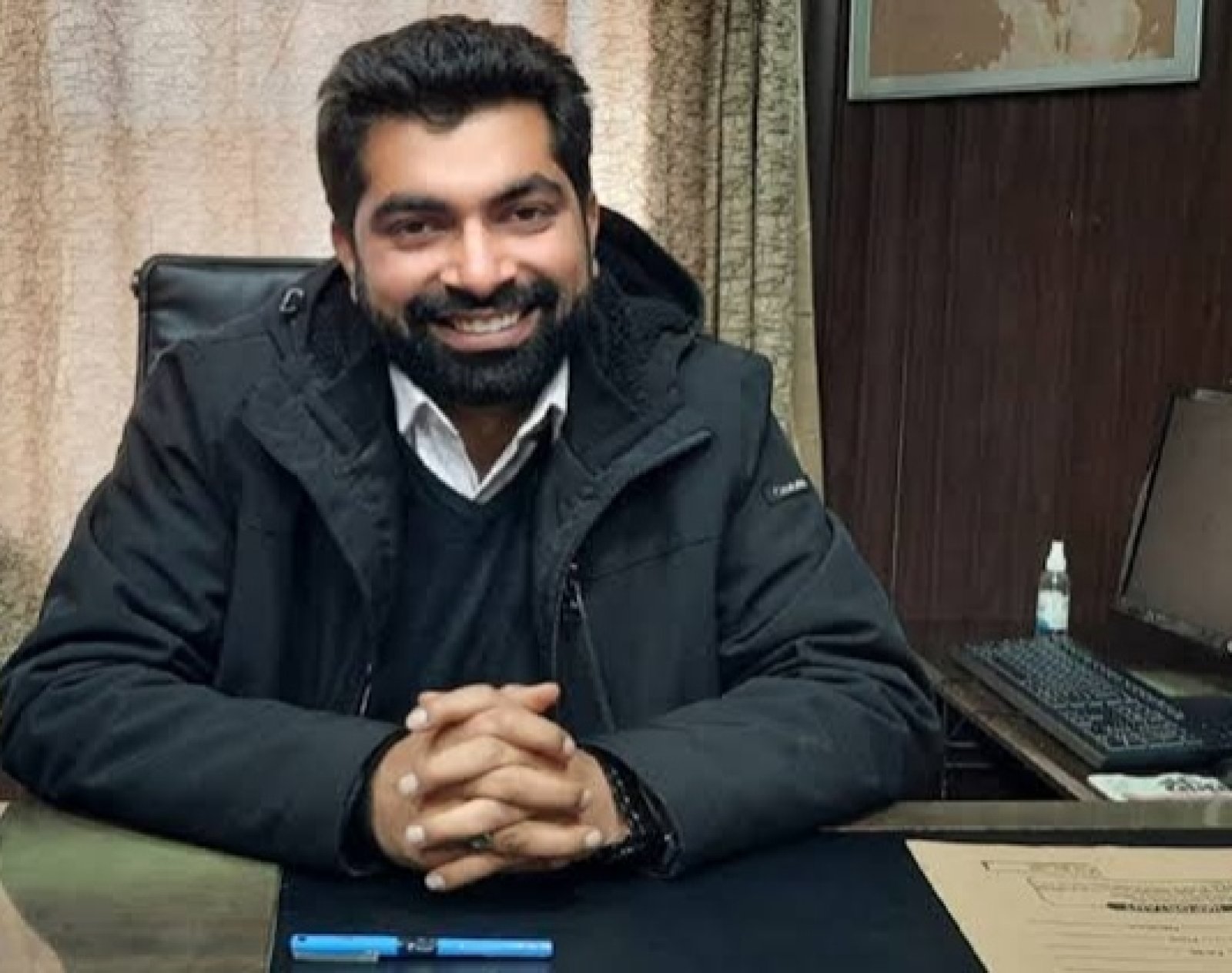 नूरपुर में अर्धसैनिक बलों के जवानों ने किया फ्लैगमार्च 
