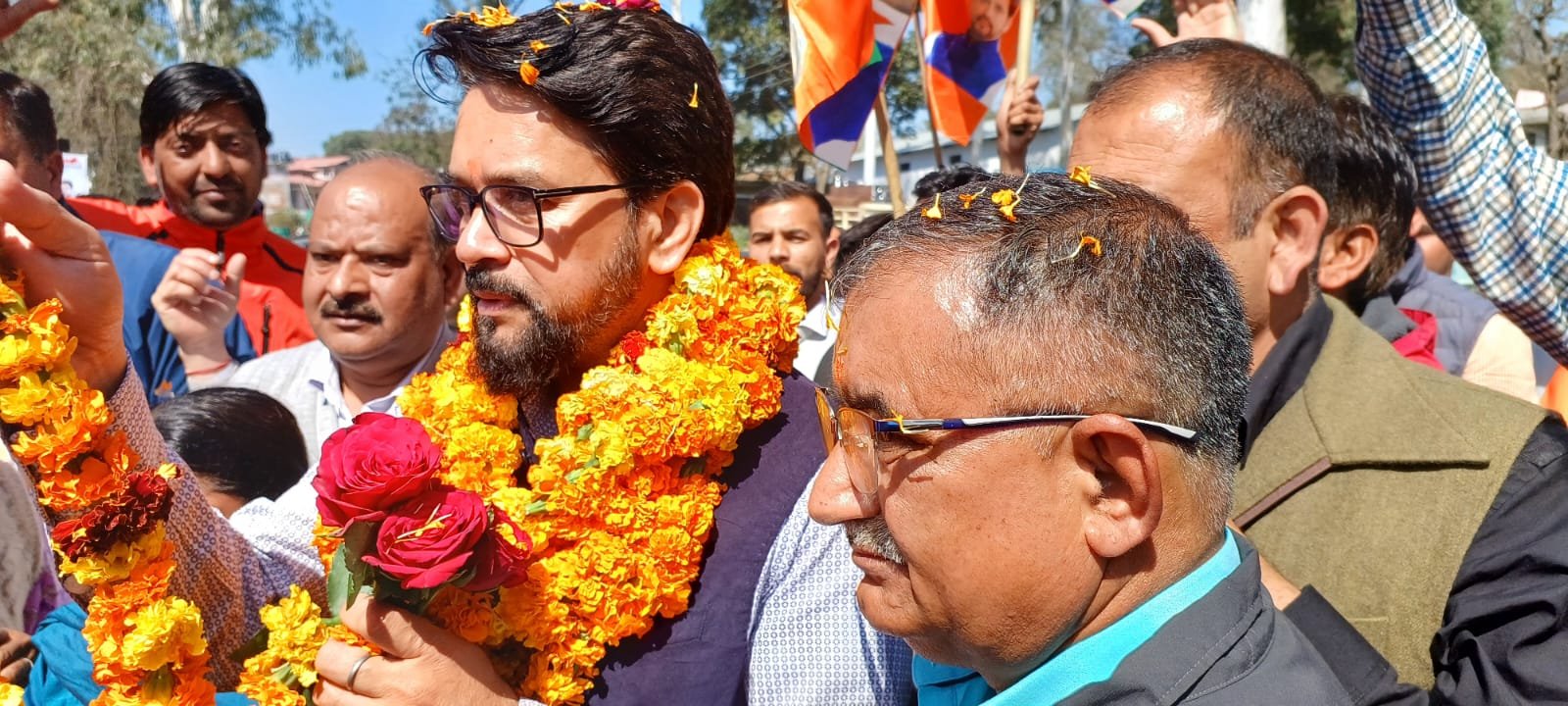 नादौन विधानसभा क्षेत्र में अनुराग ठाकुर ने नशा मुक्ति अभियान के तहत बाइक रैली को दिखाई हरी झंडी