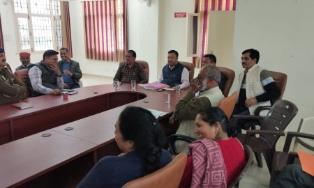 बीडीओ कार्यालय में मेला कमेटी की बैठक का हुआ आयोजन