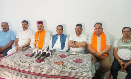 बीजेपी ने किया प्रेस वार्ता का आयोजन, चुनावों को लेकर बनाई रणनीति