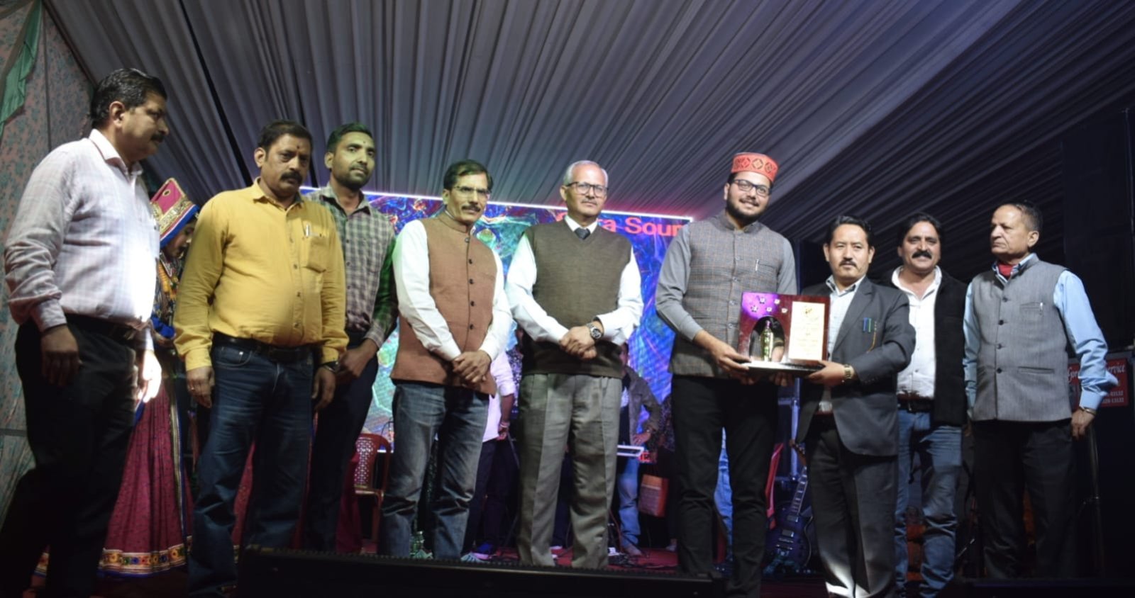 धुम्मू शाह मेले में लोक कलाकारों ने बांधा समां, सांस्कृतिक संध्या का एडीसी ने किया शुभारंभ
