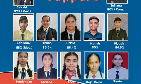 सीबीएसई का परीक्षा परिणाम घोषित, स्कॉलर्स इंटरनेशनल स्कूल के मेधावी विद्यार्थियों ने लहराया परचम