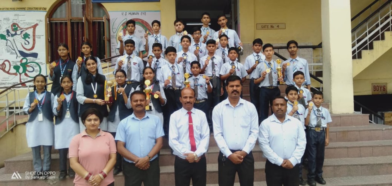 जिला शतरंज प्रतियोगिता में छाया जीएवी पब्लिक स्कूल
