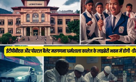 ETPBS और पोस्टल बैलेट मतगणना धर्मशाला कालेज के लाइब्रेरी भवन में होगी -डीसी
