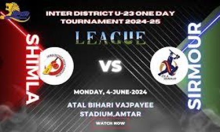 शिमला और सिरमौर के बीच  एक दिवसीय मुकाबला आज