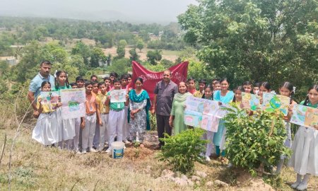 आदर्श मॉडल पब्लिक स्कूल में मनाया गया विश्व पर्यावरण दिवस