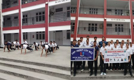 इंडिपेंडेंट एन.सी.सी धर्मशाला के तहत MCM डीएवी के 55 एनसीसी कैडेट्स ने भाग लिया