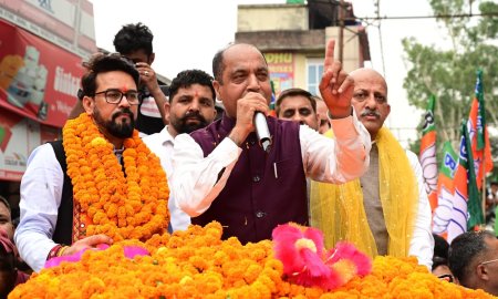 होशियार सिंह के साथ है देहरा की जनता, भारी मतों से जीतेगी भाजपा : जयराम ठाकुर