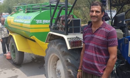 समाजसेवा का काम कर रहे बमनेहड़ गांव निवासी राकेश शर्मा मिंटू