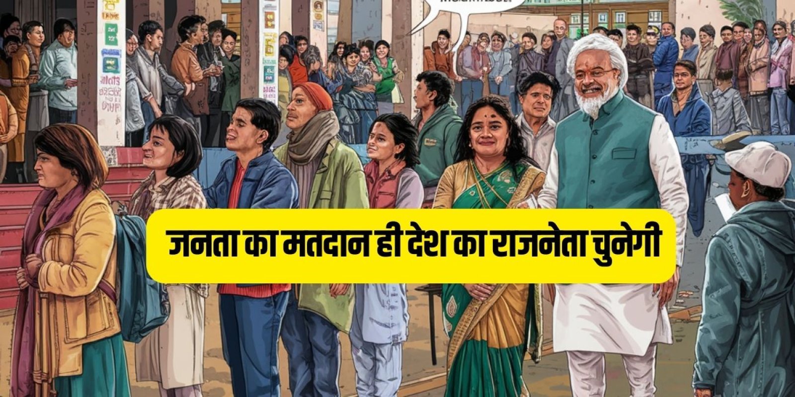 जनता का मतदान ही देश का राजनेता चुनेगी
